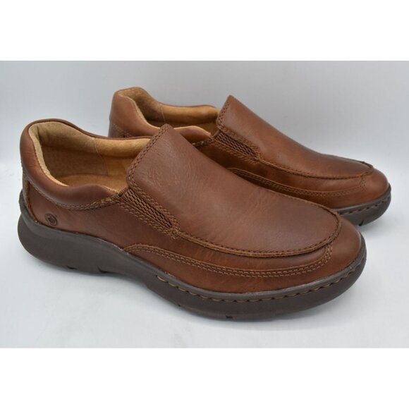 Born Mens Size 8 Cambridge British Tan Leather Loafers Shoes main image 7